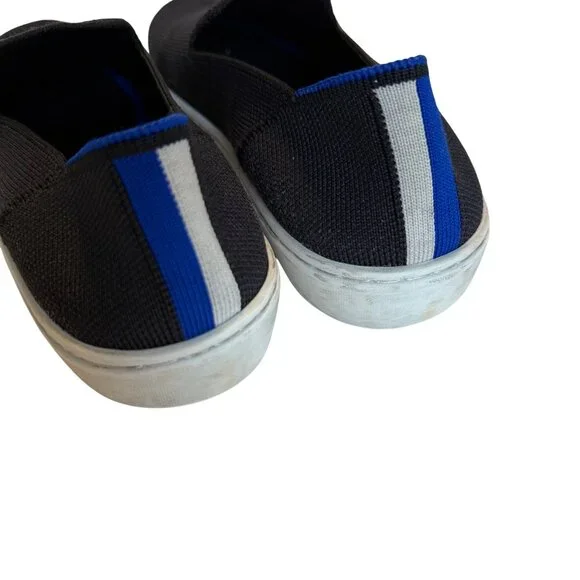 Size 5.5 Rothy's The Original Slip On Sneaker Black - Picture 5 of 11